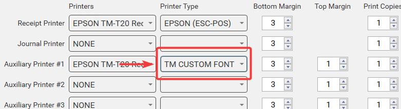 Printer Type TM CUSTOM FONT